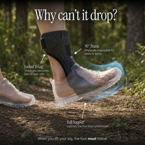 MOTIARA Foot Drop Support Brace