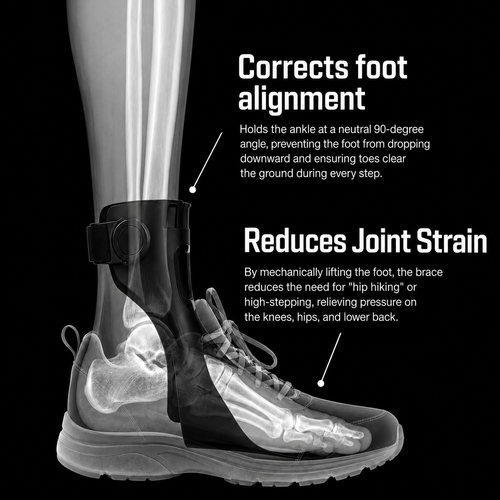 MOTIARA Foot Drop Support Brace