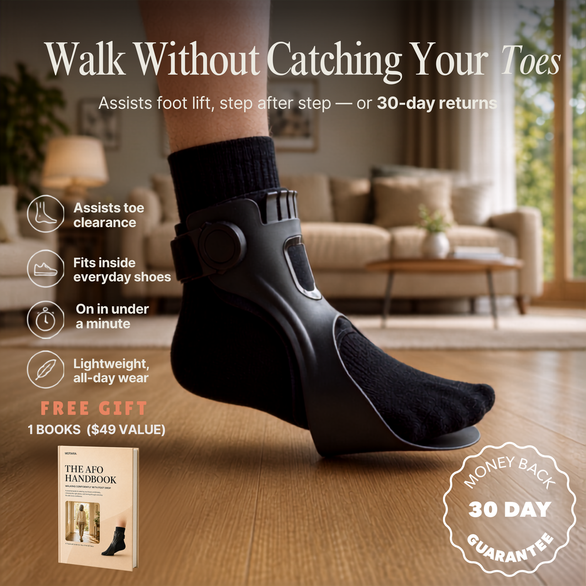 MOTIARA Foot Drop Support Brace